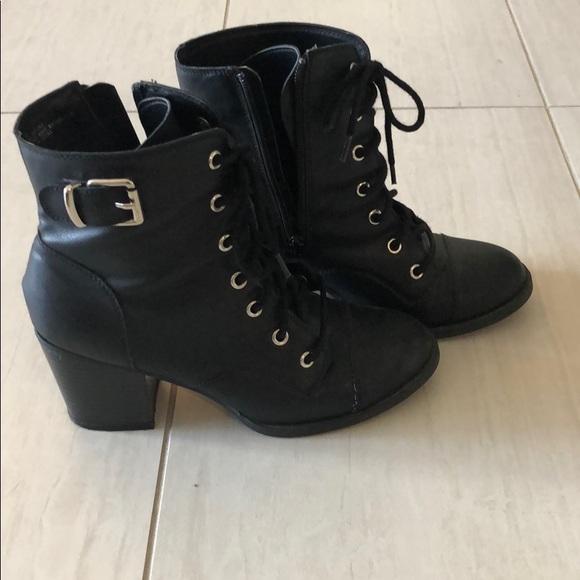 rampage lace up boots